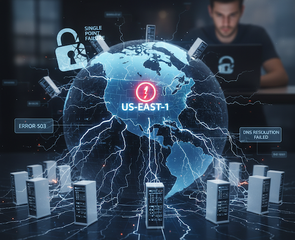 Globe with us-east-1 failure causing chaos